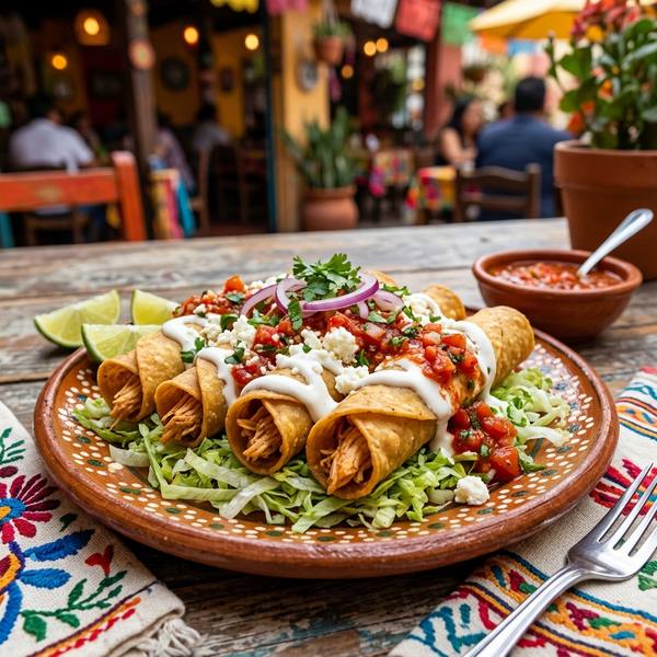 Flautas de Pollo