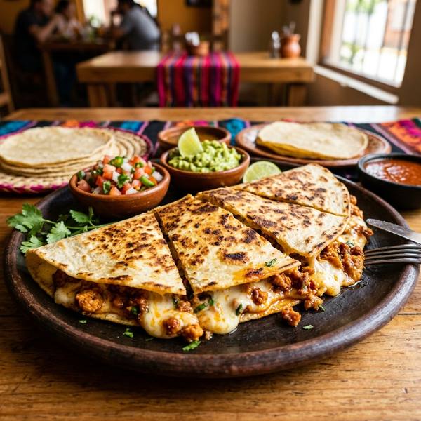 Quesadilla de Queso con Chorizo
